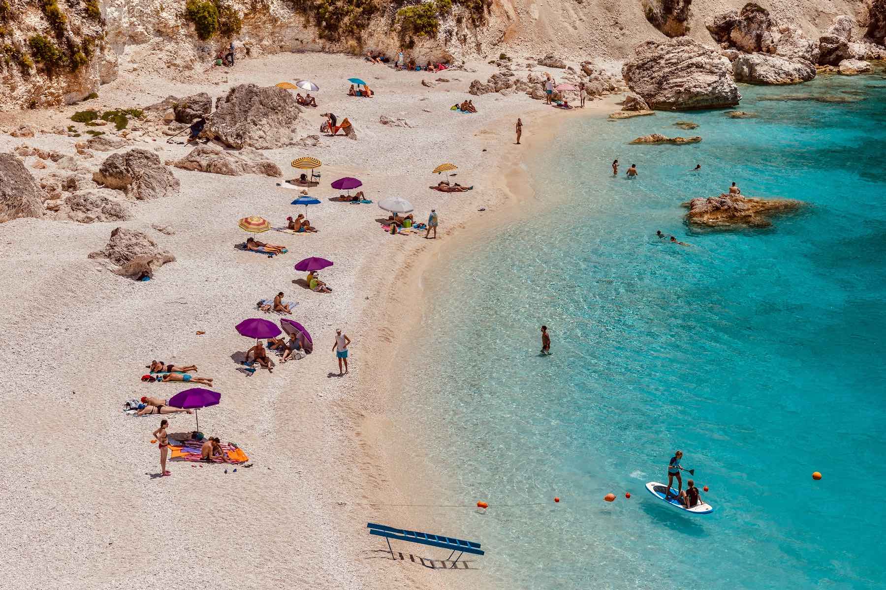 Agiofili beach in the south of the island