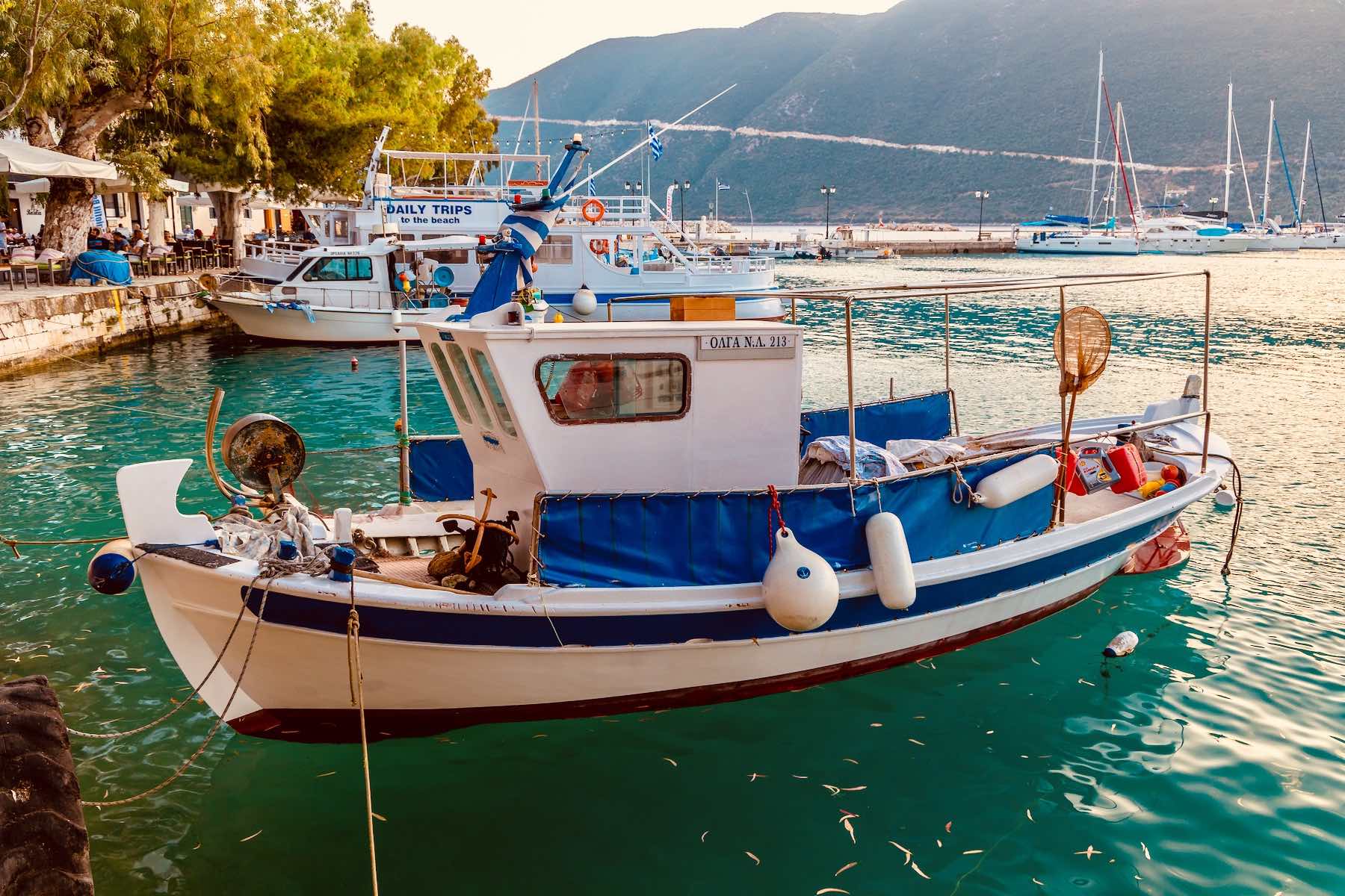 The fishing port in Vasiliki